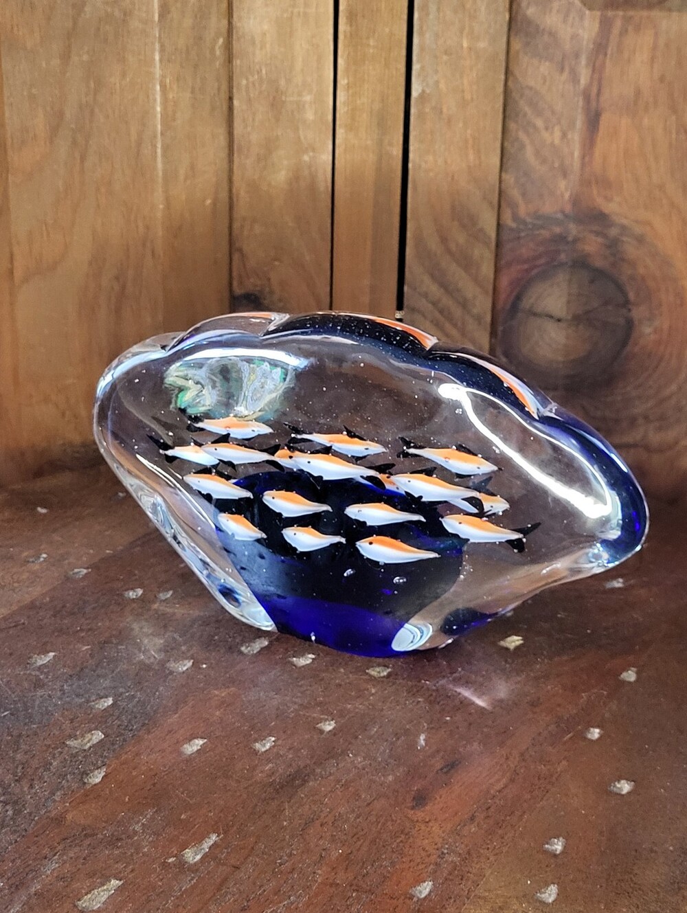 Handblown Glass Fish Aquarium